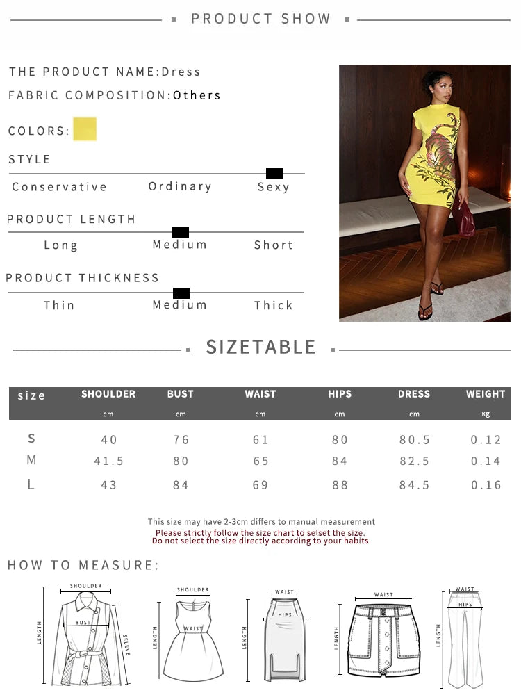 Tiger Print Mini Dress Woman Summer Trend o-Neck Sleeveless Skinny Wrap Hip Midnight Club Party Sexy Fashion Bodycon