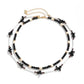 2Pcs/Set Trendy Black White Acrylic Seed Beads Choker Necklace for Men Punk Vintage Stackable Collar Chain Neck Jewelry