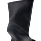 Women's Fish Mouth Thick High Heels Knee Length Cool Boots Slant Heel Fashion Show Large Size Spring/Summer Women's Boots