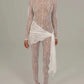 Lace See Through Long Sleeve Sexy Jumpsuit Women Fashion Transparent Irregular Elegant Club Party Jumpsuits Beachwear
