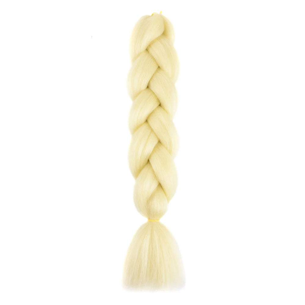 24 Inch Jumbo Braids Extensions Synthetic Braiding Hair Afro Ombre Color kanekalon Hair for Children Braid