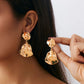 15 Styles Vintage Glossy Irregular Geometric Drop Earrings Women Fashion Statement Piercing Hanging Earring Ear Jewelry