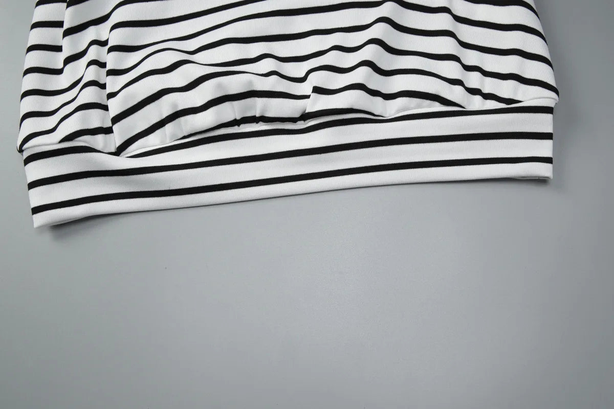 Black and White Striped Halter Tops for Woman Sexy Summer Clothes 2026 Fashion Lace Up Backless Top