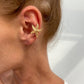1PC Simple Metal Starfish Flower Ear Cuff for Women Non Piercing Fake Cartilage Moon Scallop Clip Earrings Jewelry Gift