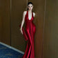 Woman Evening Dresses 2026 Luxury Elegant Sexy Satin Halter Neck Backless Maxi Dress