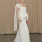 3d Flower Decoration Maxi Dress Women Mesh Tassel Chest Wrap Folds Solid Elegant Wedding Party Vacation Vestidos