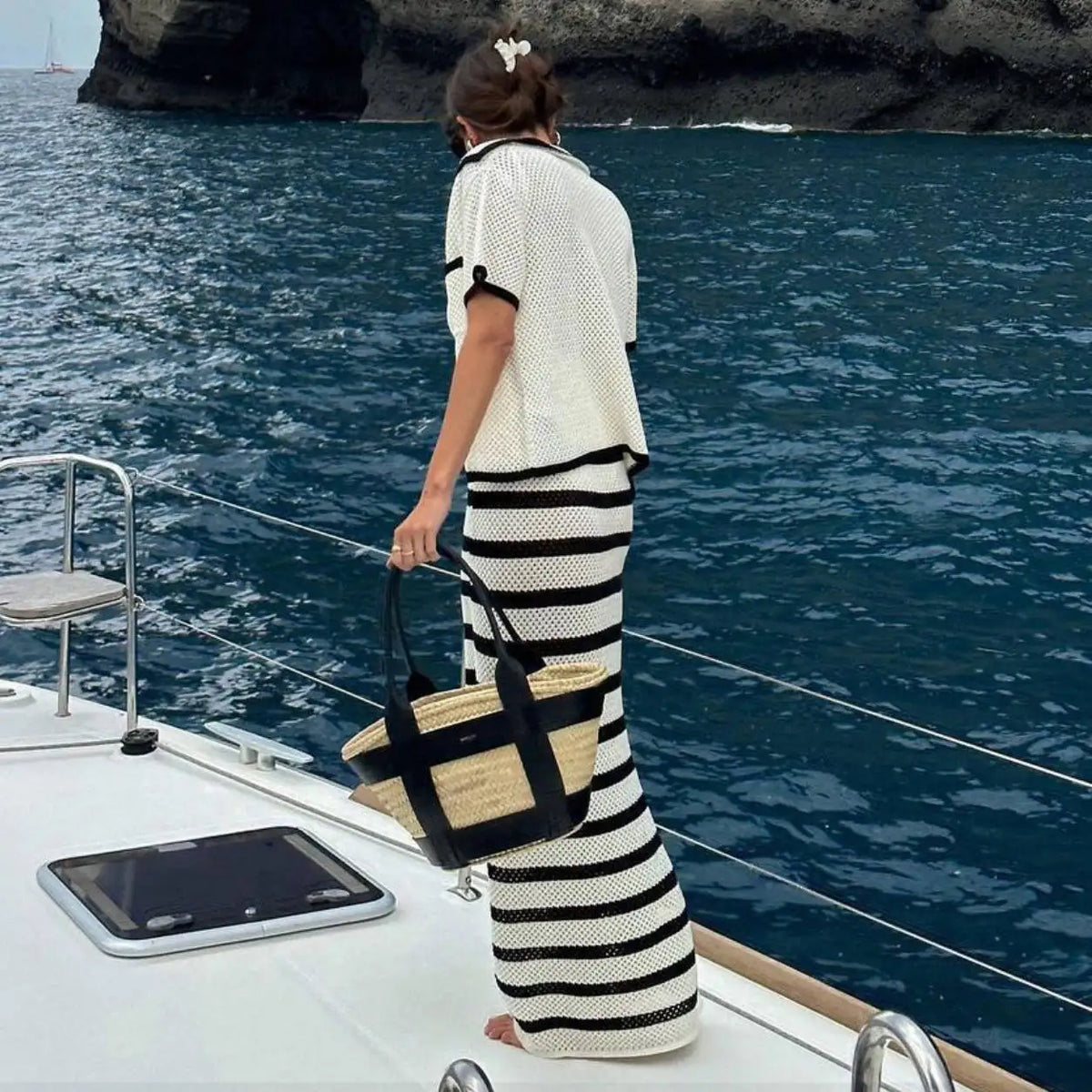 Women Basic Knit Tops Casual Tie Front Cardigan Contrast Color Summer Short Sleeve T-Shirts Streetwear Aesthetic Clothes