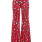Trend Print Pants Women Casuals Simple Elastic Waist Fashion Midnight Street Clubwear Daily Chic Wide-Leg Bottoms