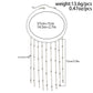 2025 New Fashion Vintage Tassels Pendant Necklace Women Trendy Creative Crystal Beads Chain Neck Accessories Jewelry