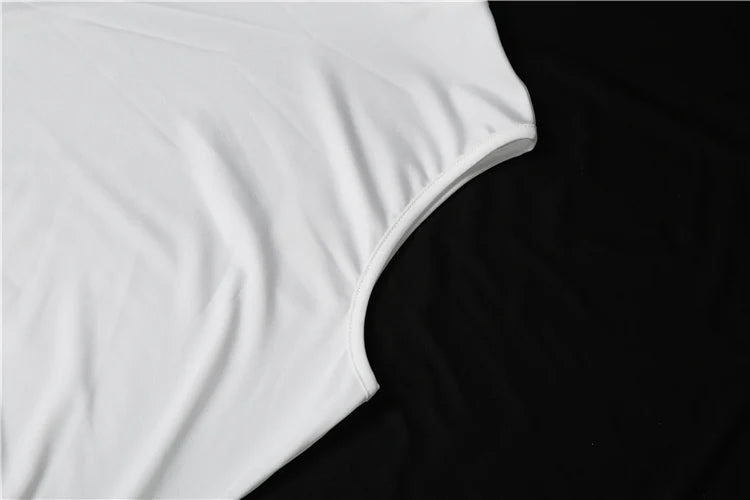 Sexy Fashion Maxi Dress Women Turtleneck Sleeveless Ribbon High Splits Gown Midnight Prom Party Elegant Long Bodycon