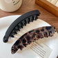 Tortoiseshell Banana Hair Clip Fish Shaped Hairpin For Women Hair Accessories Hairgrips Twist Clamp Ponytail Barrettes Headwear