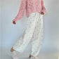 Polka Dot Jeans Women Y2K Print High Waisted Wide Leg Denim Pants Vintage Stretchy Boyfriend Jeans 90s 00s Streetwear