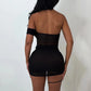 Backless Summer Trend See Through Sexy Dress Women Y2K Cross Bandage Halter Sleeveless Midnight Clubwear Mini Bodycon