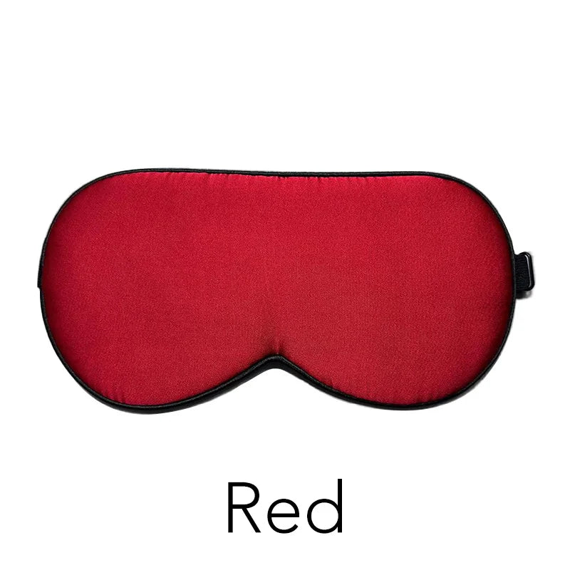 100% Real Mulberry Silk Sleep Mask Eye Covers for Sleeping Blindfold with Adjustable Strap Comfortable Super-Smooth