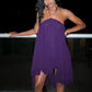 Halter Loose Dress Women Y2K Summer Sleeveless Backless Tiered Lrregular Hem Beach Vacation Sexy Trend Party Bodycon