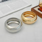 Vintage Chunky Metal Wide Bangle for Women Exaggerated Creative Daily Party Bracelet Trendy Charm Jewelry Accessory
