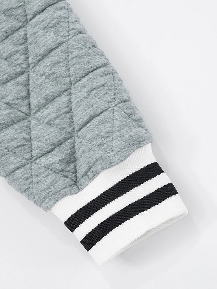 Deep V-Neck Dress Women Sexy Patchwork Elastic Waffle Plaid Long-Sleeve Autumn Hipster Peach Hip Streetwear Bodycon