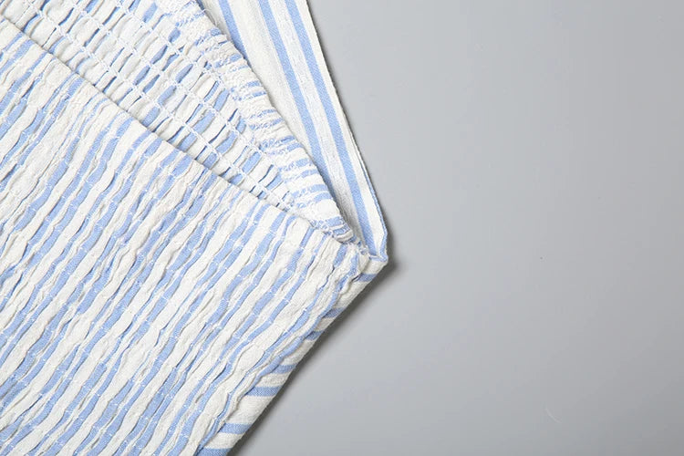 Simple 2-Piece Set Women Cross Halter Bandage Stretch Puffy Hem Tank Tops+Shorts Summer Beach Vacation Party Clubwear