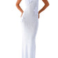 Sexy Women's Halter Neck Knit Dress Sleeveless 3D Flower Hollow Out Bodycon Long Dress Holiday Beach Sundress