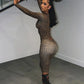 Leopard Print 2 Piece Set Woman Autumn Trend o-Neck Full Sleeve T-Shirts+Skinny Peach Hip Crop Pants Fashion Suits