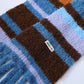 2025 Winter New Arrivals Cute Casual Preppy Sweet Stripe Plush Scarf For Women