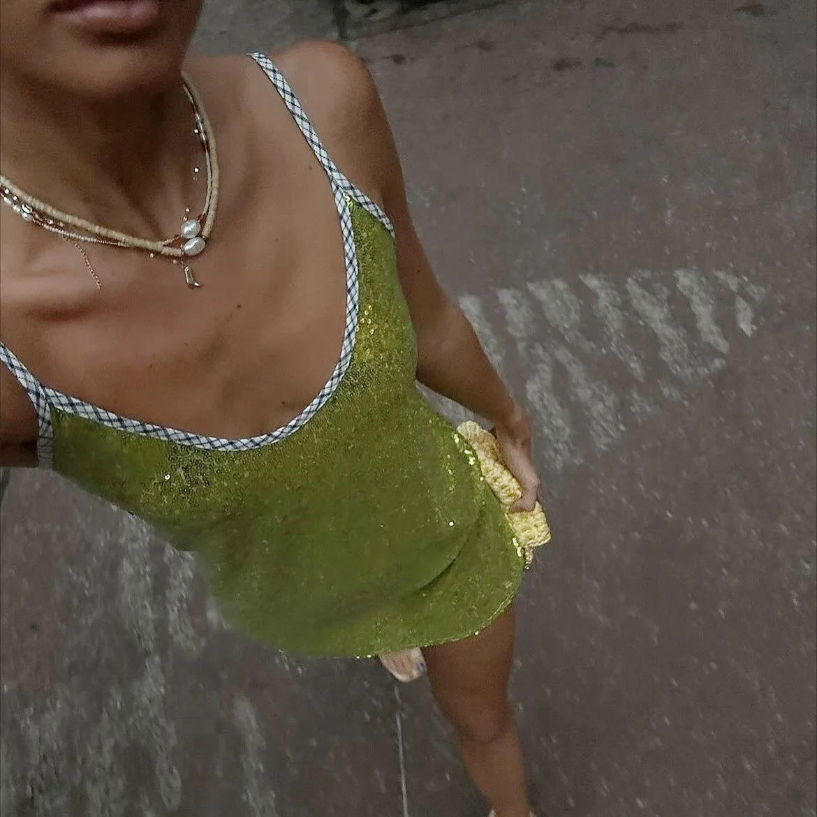 Sequin Glitter Mini Dress Summer Sleeveless Spaghetti Strap Camis Dress Women Sexy Club Party Rave Sparkly Dress