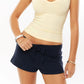 Womens Low Waist Drawstring Lounge Shorts Soft Cotton Blend Casual Sweat Shorts for Y2K Streetwear Summer Pajama Bottoms