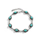 Boho Vintage Blue Seed Bead Chain Anklet for Women Ethnic Sandals Natural Stone Leg Bracelets Summer Beach Bikini Accessories