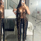 Sheer Mesh Spaghetti Strap Top White Ruffle Fringe Halter Tops Coquette Y2k Fairy Core Clothes 2024 Fashion