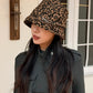 Casual Bucket Hat with Leopard Print