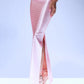 Satin Long Skirt Elegant High Waist Side Split Maxi Skirts Party Sexy Clothes for Women Summer