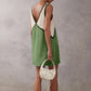 Women Y2k V Neck Short Tank Dress Patchwork Sleeveless Babydoll Mini Dresses Elegant Boho Vacation Sundress