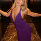 Leisure Elegant Long Dress Woman Summer Trend V-Neck Beads Single-Breasted Backless Vacation Style Skinny Vestidos