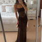 One Shoulder Lace See Through Sexy Maxi Dress Women Gown Fashion Off-shoulder Sleeveless Backless Club Long Dresses