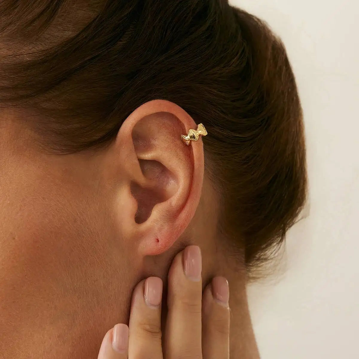 1PC Trendy Minimalism Gold Color Metal Clip Earrings Women Elegant Romantic No Piercing Earrings Banquet Wedding Jewelry Gifts