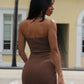 Ribbed Knit Strapless Bodycon Tube Mini Dress Woman Sexy Going Out White Summer Dresses 2026