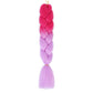 24 Inch Jumbo Braids Extensions Synthetic Braiding Hair Afro Ombre Color kanekalon Hair for Children Braid