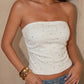 Rhinestone Paste Camisole Women Fashion Classic Square Collar Backless Stretch Skinny Trend Street Sport Tank Tops