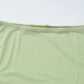 Sexy Vacation 2 Piece Sets Green See Through Mesh Patchwork One Shoulder Top and Long Skirt Set Women Outfit