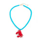 Boho Creative Crab Crayfish Pendant Necklaces Women Unique Summer Beach Vacation Acrylic Beads Chain Y2K Accessories