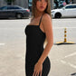 Spaghetti Strap Bandage Mini Dresses Summer Outfits Mint Green Black Sexy Fitted Dress for Woman Club Wear