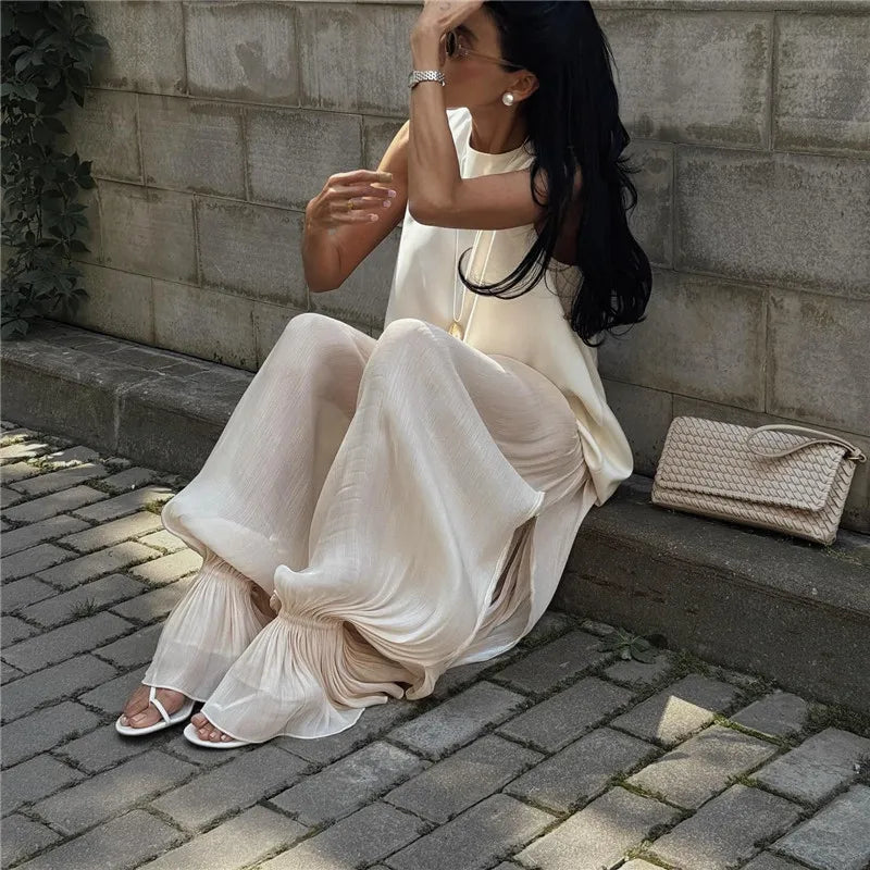 Women Baggy Balloon Pants Bubble Pleated Oversized Bloomers Wide Leg Lantern Harem Bloomer Pants Y2K Streetwear