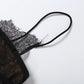 Patchwork Lace Dress Women Low-Neck Folds Tassel Folds Summer New Trend Sexy Midnight Hottie Classic Street Bodycon