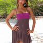 Women Halter Neck Color Sexy Mini Dress Sleeveless Irregular Ruffle Short Dress Beach Vacation Club Party Dresses