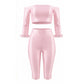 Fashion Satin 2 Piece Set Women Simple Furs Patchwork Slash Neck T-Shirts+Mid-Length Shorts Trend Party Street Suits