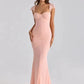 Sweetheart Neck Sexy Mermaid Maxi Dress Women Elegant Ruffle Sleeves Bodycon Evening Club Party Long Dress Female Gown