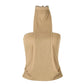 Women Rhinestone Halter Top Sleeveless Backless Tie Neck Tube Top Y2K Sparkly Mesh Patchwork Tank Top Party Clubwear