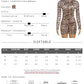 Leopard Print Dress Women Hipster Turtleneck Long Sleeve Folds Stretch Skinny Sexy Midnight Hottie Fall Mini Bodycon