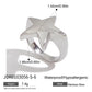 18K Gold Plated Stainless Steel Geometric Fashion Ring Waterproof Anti Allergic colorfast Fashion Jewelry Unisex 2024