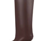 Women's Fish Mouth Thick High Heels Knee Length Cool Boots Slant Heel Fashion Show Large Size Spring/Summer Women's Boots